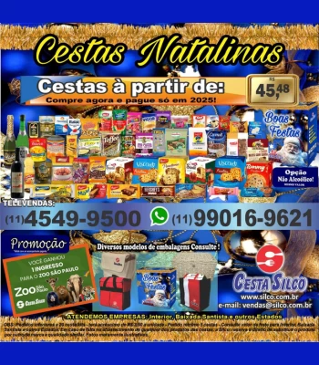 Adquira as melhores Cestas de Natal aqui na Silco